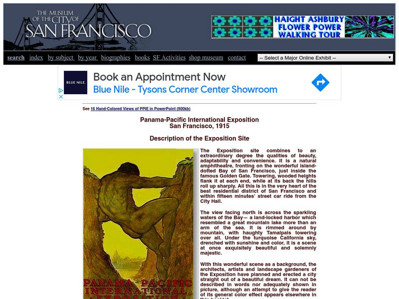 Virtual Museum of San Franciso: Panama Pacific International Exposition 1915 Primary Virtual Museum of San Franciso: Panama Pacific International Exposition 1915 Primary