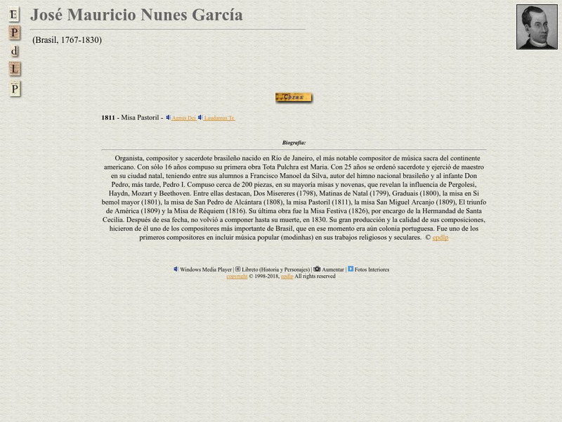 E Pd Lp: Jose Mauricio Nunes Garcia Handout E Pd Lp: Jose Mauricio Nunes Garcia Handout