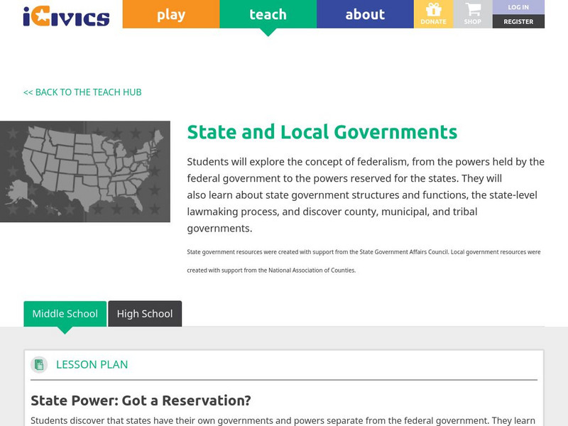 I Civics: State and Local Governments Unit Plan I Civics: State and Local Governments Unit Plan
