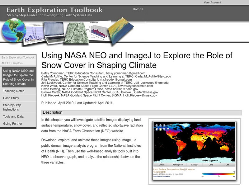 Serc: Using Nasa Neo and Image to Explore Role of Snow Cover in Shaping Climate Lesson Plan Serc: Using Nasa Neo and Image to Explore Role of Snow Cover in Shaping Climate Lesson Plan