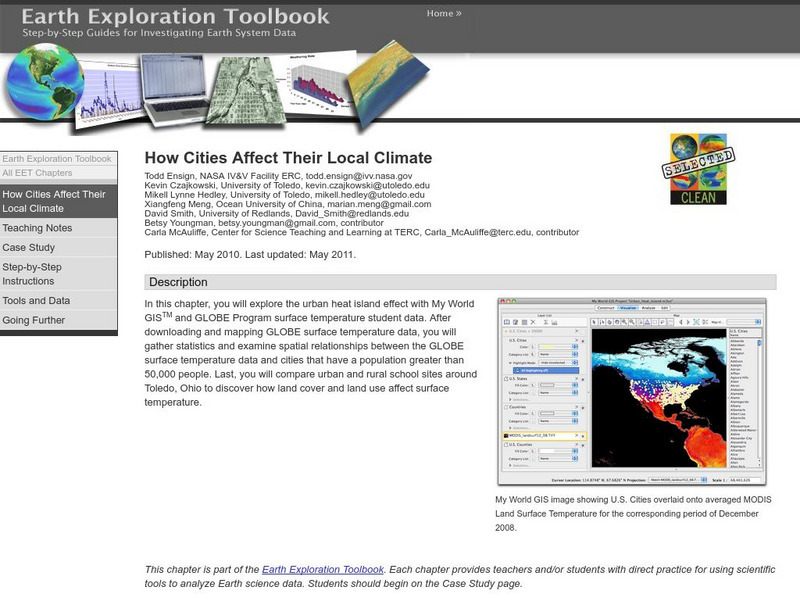 Serc: How Cities Affect Their Local Climate Lesson Plan Serc: How Cities Affect Their Local Climate Lesson Plan