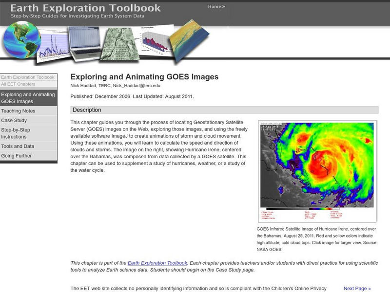 Serc: Exploring and Animating Goes Images Lesson Plan Serc: Exploring and Animating Goes Images Lesson Plan