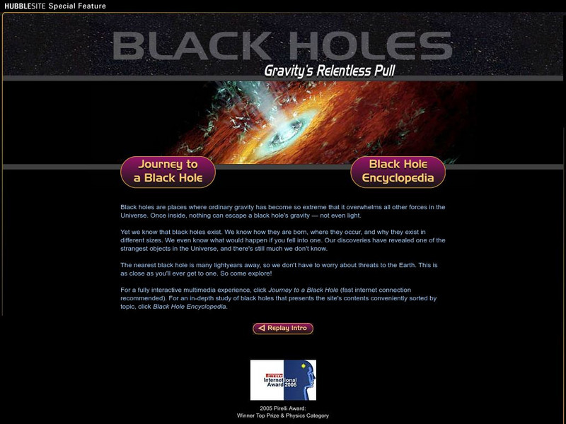 Black Holes: Gravity's Relentless Pull Website Black Holes: Gravity's Relentless Pull Website