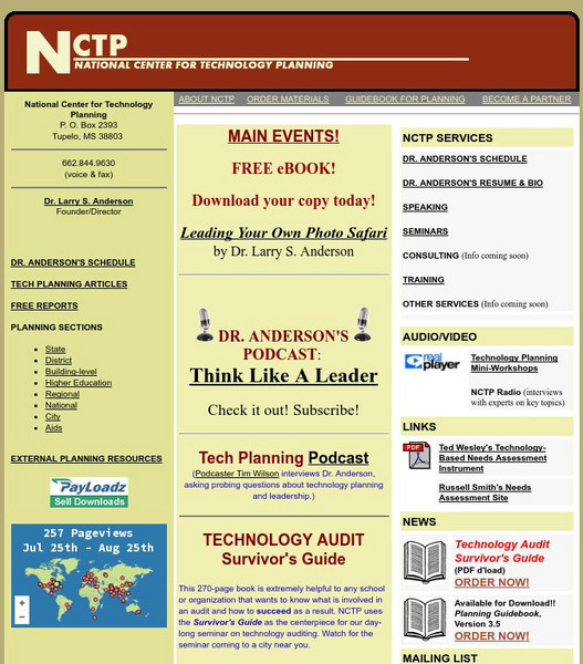 National Center for Technology Planning Website National Center for Technology Planning Website