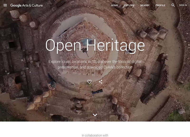 Google Arts and Culture: Open Heritage Website