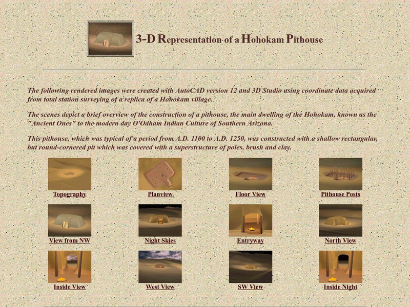 Pleione's Universe: 3 D Hohokam Pithouse Graphic Pleione's Universe: 3 D Hohokam Pithouse Graphic