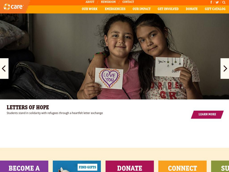 Care: Virtual Field Trips Archive; Haiti Website