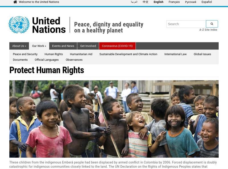United Nations: Human Rights Website United Nations: Human Rights Website