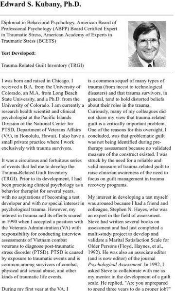 Mc Graw H Ill: Edward S. Kubany, ph.d. Activity Mc Graw H Ill: Edward S. Kubany, ph.d. Activity