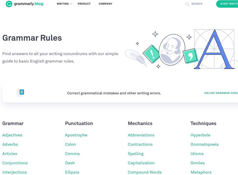 Grammarly Blog: Grammar Rules Handout Grammarly Blog: Grammar Rules Handout