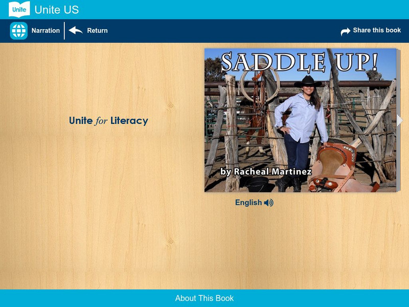 Unite for Literacy: Animals and People: Saddle Up! eBook Unite for Literacy: Animals and People: Saddle Up! eBook