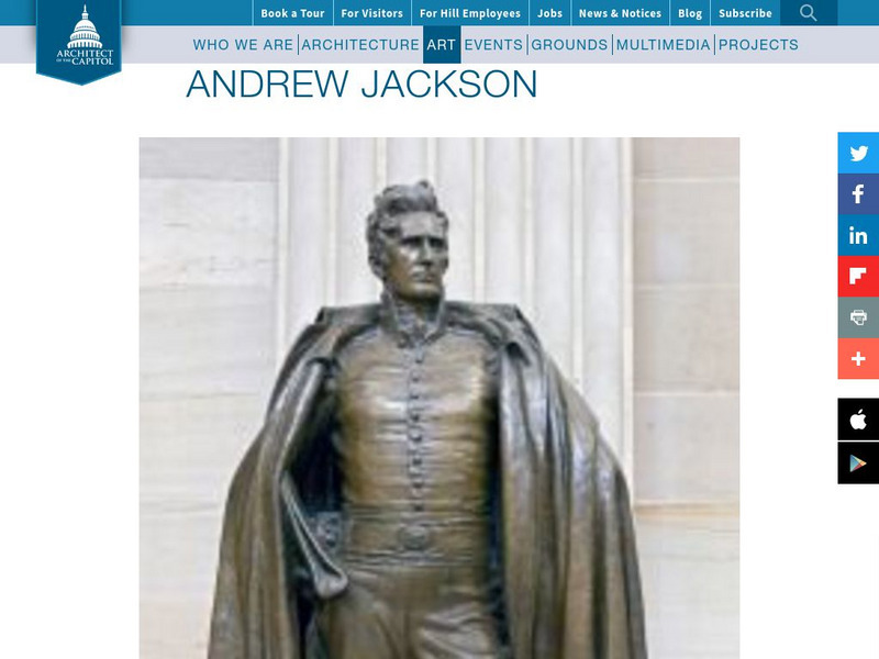 Architect of the Capitol: Andrew Jackson Website