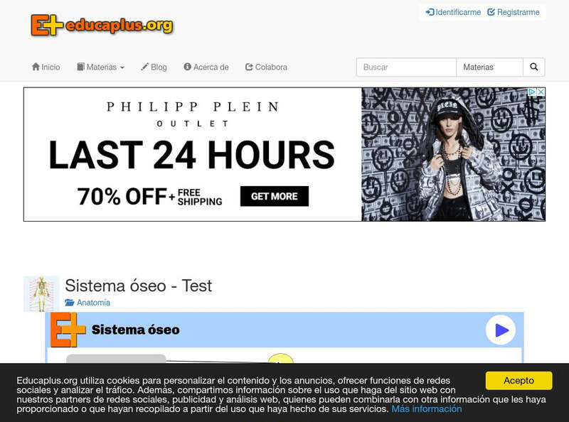 Educaplus: El Sistema Oseo Test [In Spanish] PPT