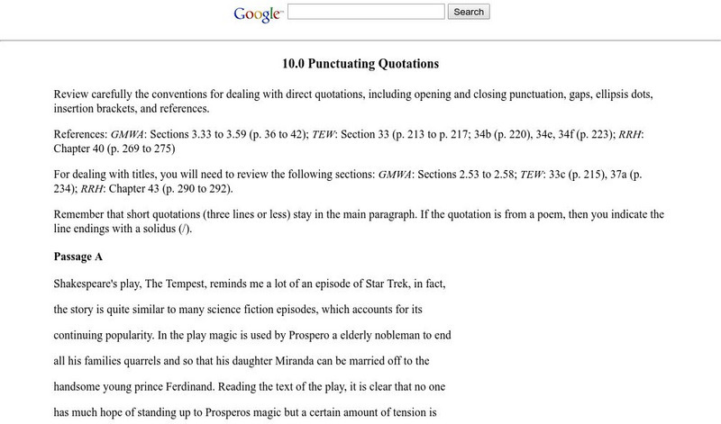 Malaspina Univ.: Rosencrantz & Guildenstern Are Dead Handout Malaspina Univ.: Rosencrantz & Guildenstern Are Dead Handout