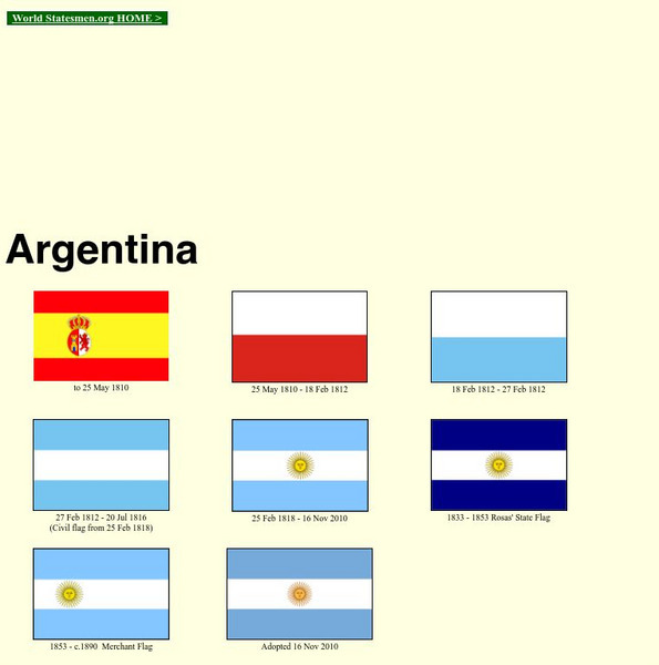 World Statesman: Argentina Handout World Statesman: Argentina Handout