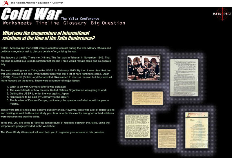 Cold War: The Yalta Conference Website Cold War: The Yalta Conference Website
