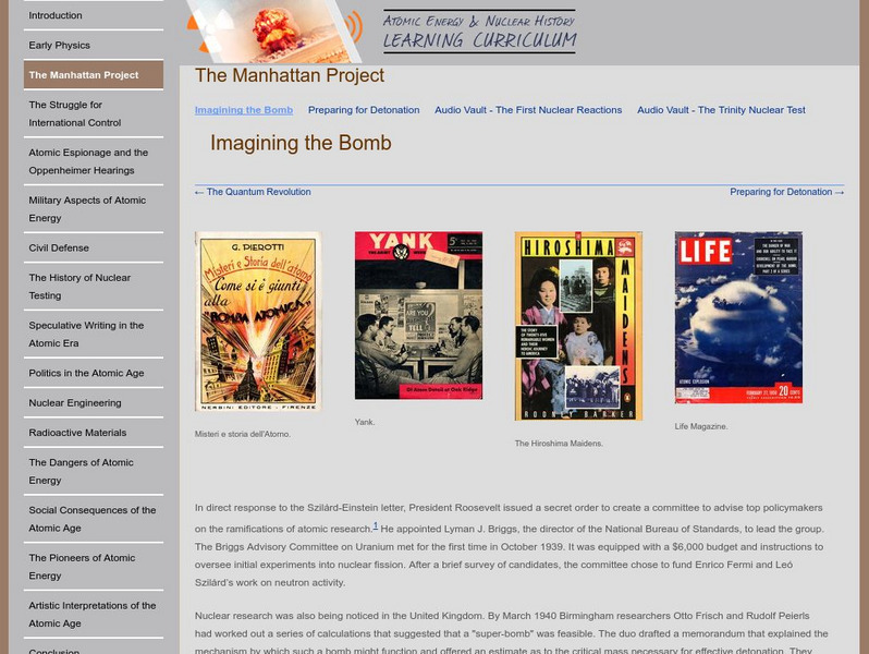 Oregon State University: The Manhattan Project Website Oregon State University: The Manhattan Project Website