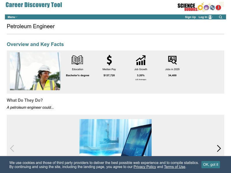 Science Buddies: Career Profile: Petroleum Engineer Activity Science Buddies: Career Profile: Petroleum Engineer Activity