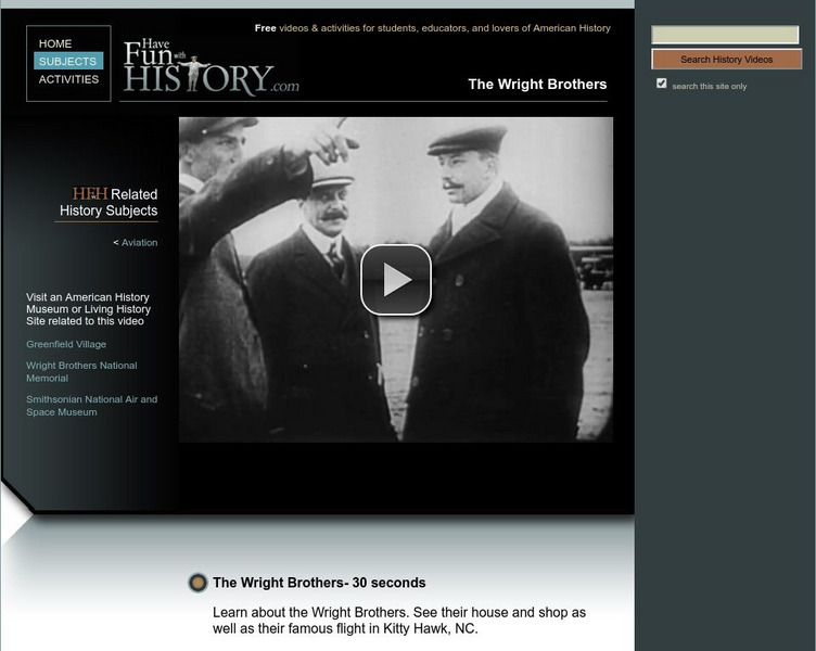 Have Fun With History: Wright Brothers Instructional Video Have Fun With History: Wright Brothers Instructional Video
