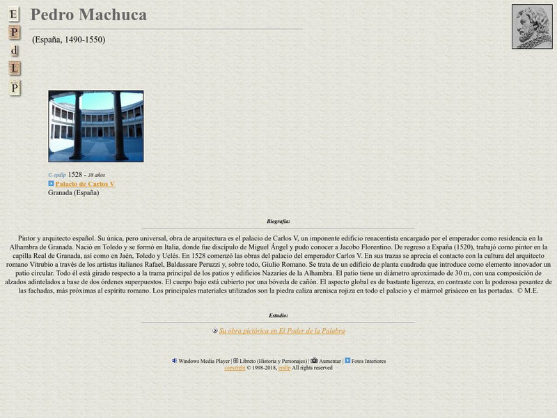E Pd Lp: Pedro Machuca Handout E Pd Lp: Pedro Machuca Handout