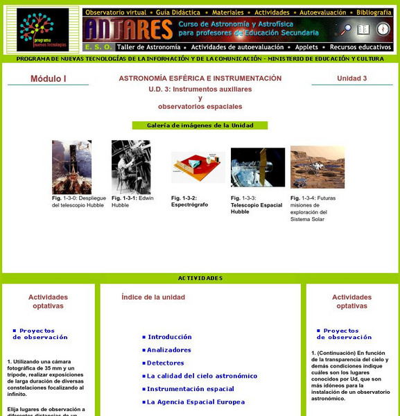 Ministerio De Educacion: Instrumentos Auxiliaries Modulo I Unidad 3 Unit Plan Ministerio De Educacion: Instrumentos Auxiliaries Modulo I Unidad 3 Unit Plan