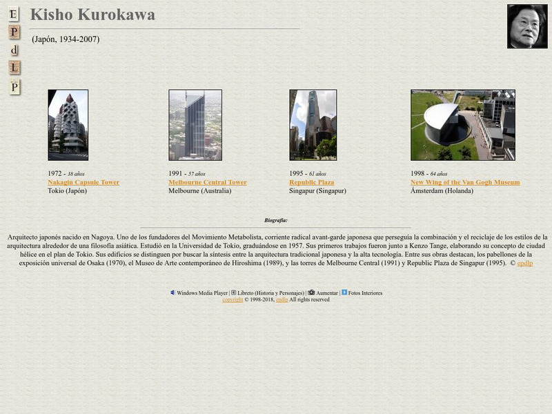 E Pd Lp: Kisho Kurokawa Handout