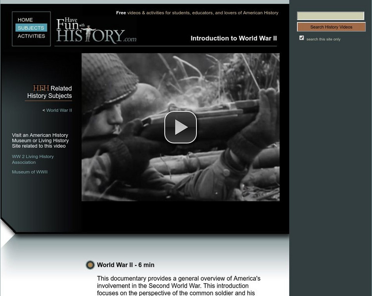Have Fun With History: History of World War Ii Instructional Video Have Fun With History: History of World War Ii Instructional Video