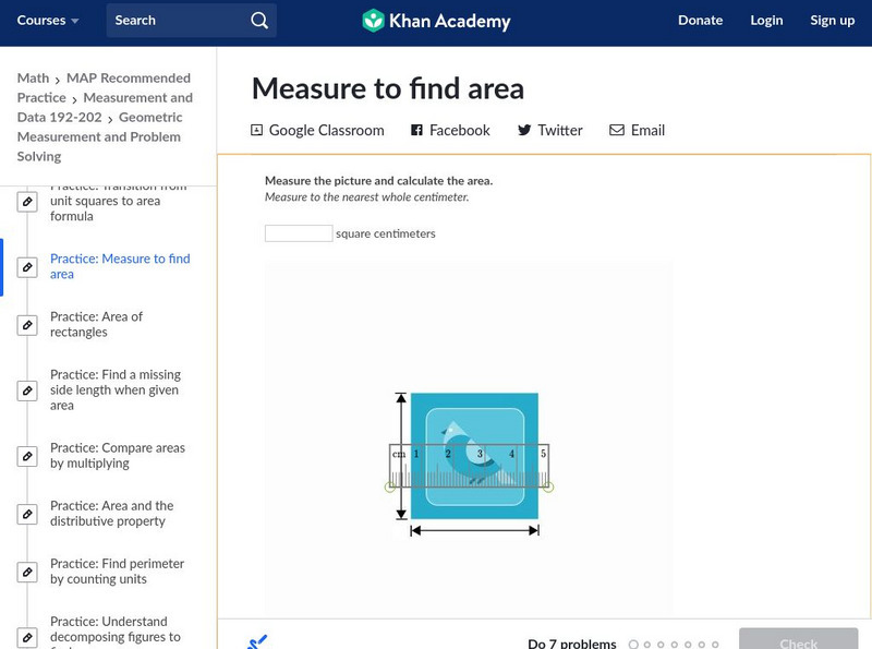 Khan Academy: Measure to Find Area Unit Plan Khan Academy: Measure to Find Area Unit Plan