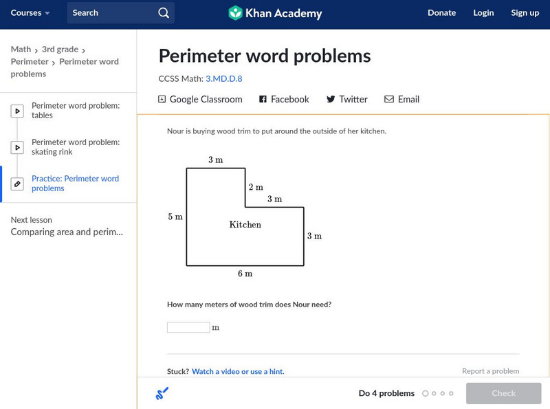 Khan Academy: Perimeter Word Problems Unit Plan Khan Academy: Perimeter Word Problems Unit Plan