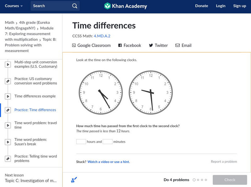Khan Academy: Time Differences Unit Plan Khan Academy: Time Differences Unit Plan
