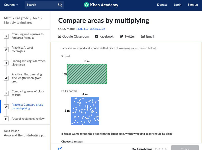 Khan Academy: Compare Areas by Multiplying Unit Plan Khan Academy: Compare Areas by Multiplying Unit Plan