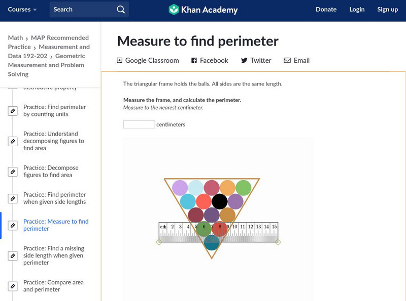 Khan Academy: Measure to Find Perimeter Unit Plan Khan Academy: Measure to Find Perimeter Unit Plan