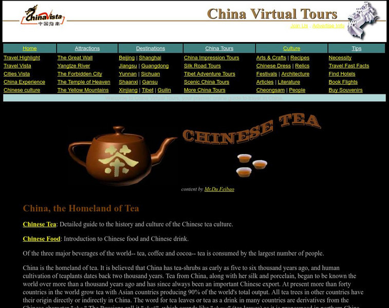 China, the Homeland of Tea Website China, the Homeland of Tea Website