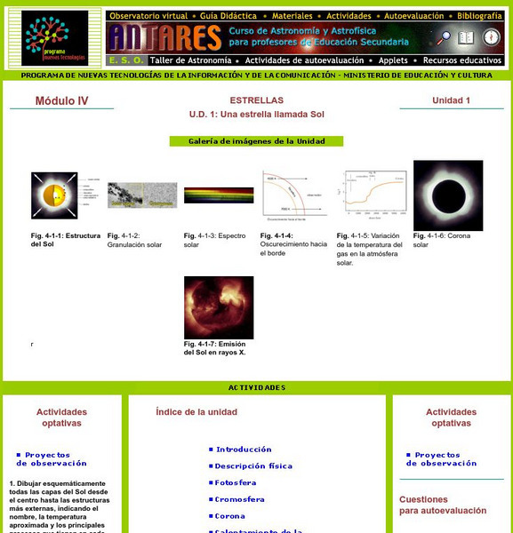 Ministerio De Educacion: Una Estrella Llamada Sol Modulo Iv Unidad 1 Unit Plan Ministerio De Educacion: Una Estrella Llamada Sol Modulo Iv Unidad 1 Unit Plan
