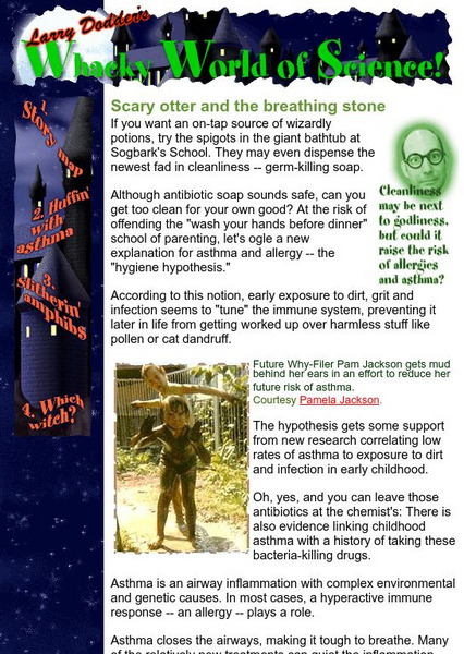 The Why Files: Huffin With Asthma Website The Why Files: Huffin With Asthma Website