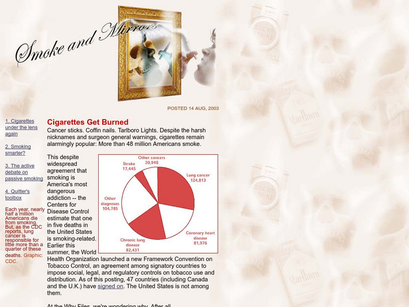 The Why Files: Smoke and Mirrors Website The Why Files: Smoke and Mirrors Website