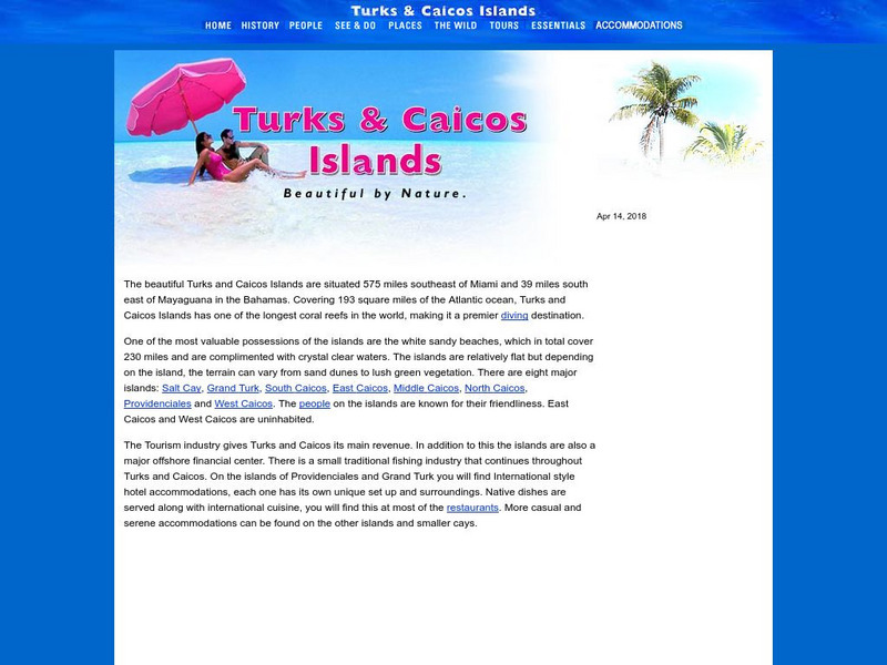 Geographia: Welcome to Turks & Caicos! Website Geographia: Welcome to Turks & Caicos! Website