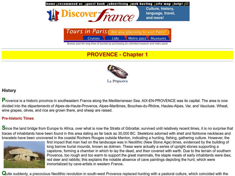Discover France: La Provence Website Discover France: La Provence Website