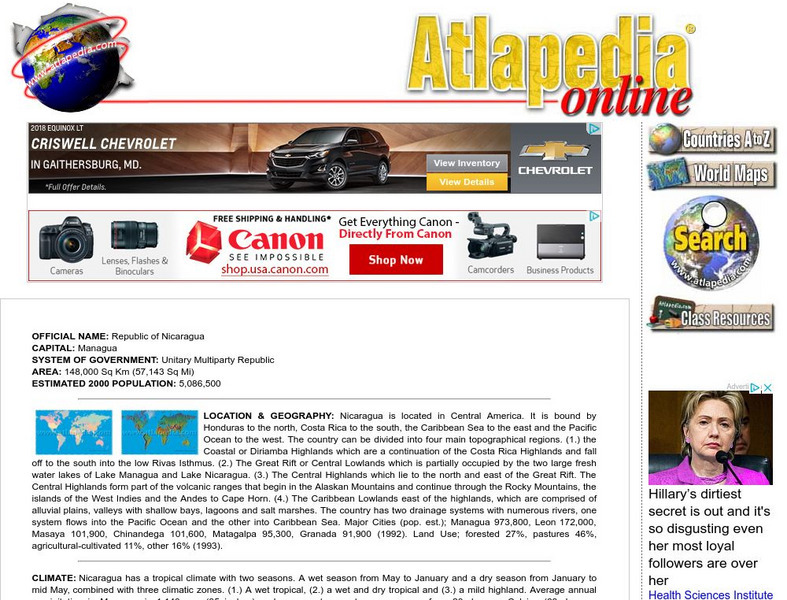 Altapedia Online: Nicaragua Handout