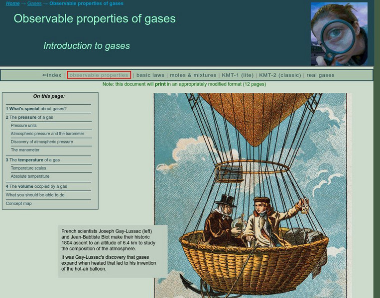 Chem1 Virtual Textbook: The Pressure of a Gas eBook Chem1 Virtual Textbook: The Pressure of a Gas eBook