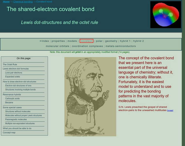 Chem1 Virtual Textbook: The Shared Electron Covalent Bond eBook Chem1 Virtual Textbook: The Shared Electron Covalent Bond eBook