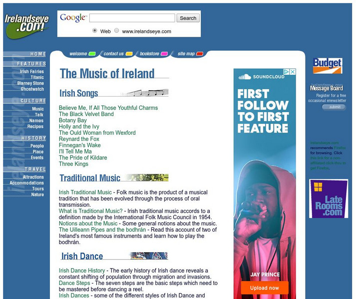 Irelandseye: The Music of Ireland Article Irelandseye: The Music of Ireland Article