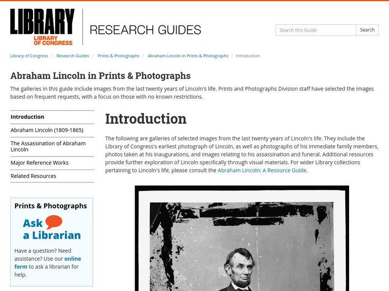 Loc: Prints and Photographs Reading Room: The Assassination of Abraham Lincoln Graphic Loc: Prints and Photographs Reading Room: The Assassination of Abraham Lincoln Graphic