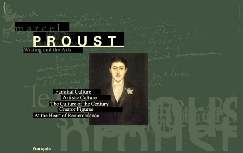 National Library of France: Marcel Proust: Writing and the Arts Graphic National Library of France: Marcel Proust: Writing and the Arts Graphic