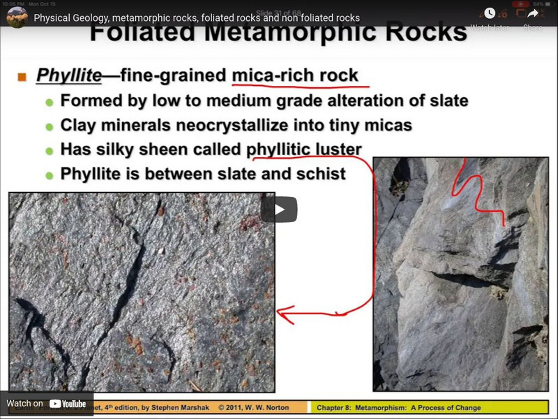 Physical Geology, Metamorphic Rocks, Foliated Rocks and Non Foliated Rocks Instructional Video Physical Geology, Metamorphic Rocks, Foliated Rocks and Non Foliated Rocks Instructional Video