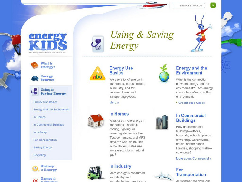 U.s. Eia Energy Kids: Saving Energy Handout U.s. Eia Energy Kids: Saving Energy Handout