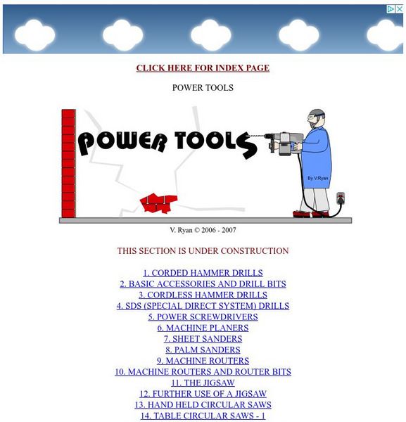 Technology Student: Power Tools Handout Technology Student: Power Tools Handout