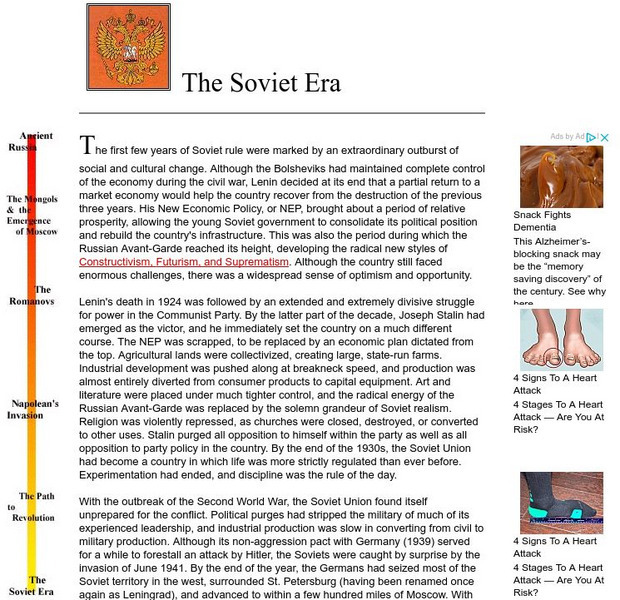 The Soviet Era Website The Soviet Era Website