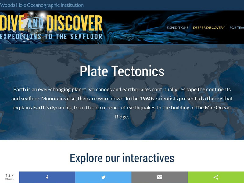 Expeditions to the Sea Floor: Plate Tectonics Handout Expeditions to the Sea Floor: Plate Tectonics Handout