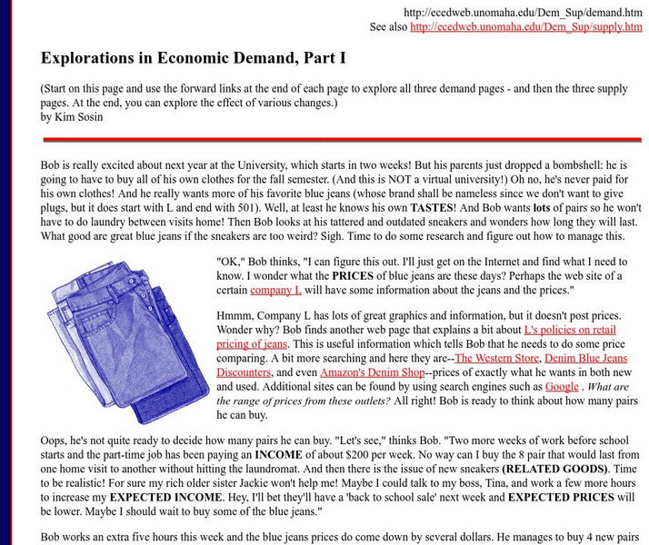 Ec Ed Web: Explorations in Economic Demand Activity Ec Ed Web: Explorations in Economic Demand Activity
